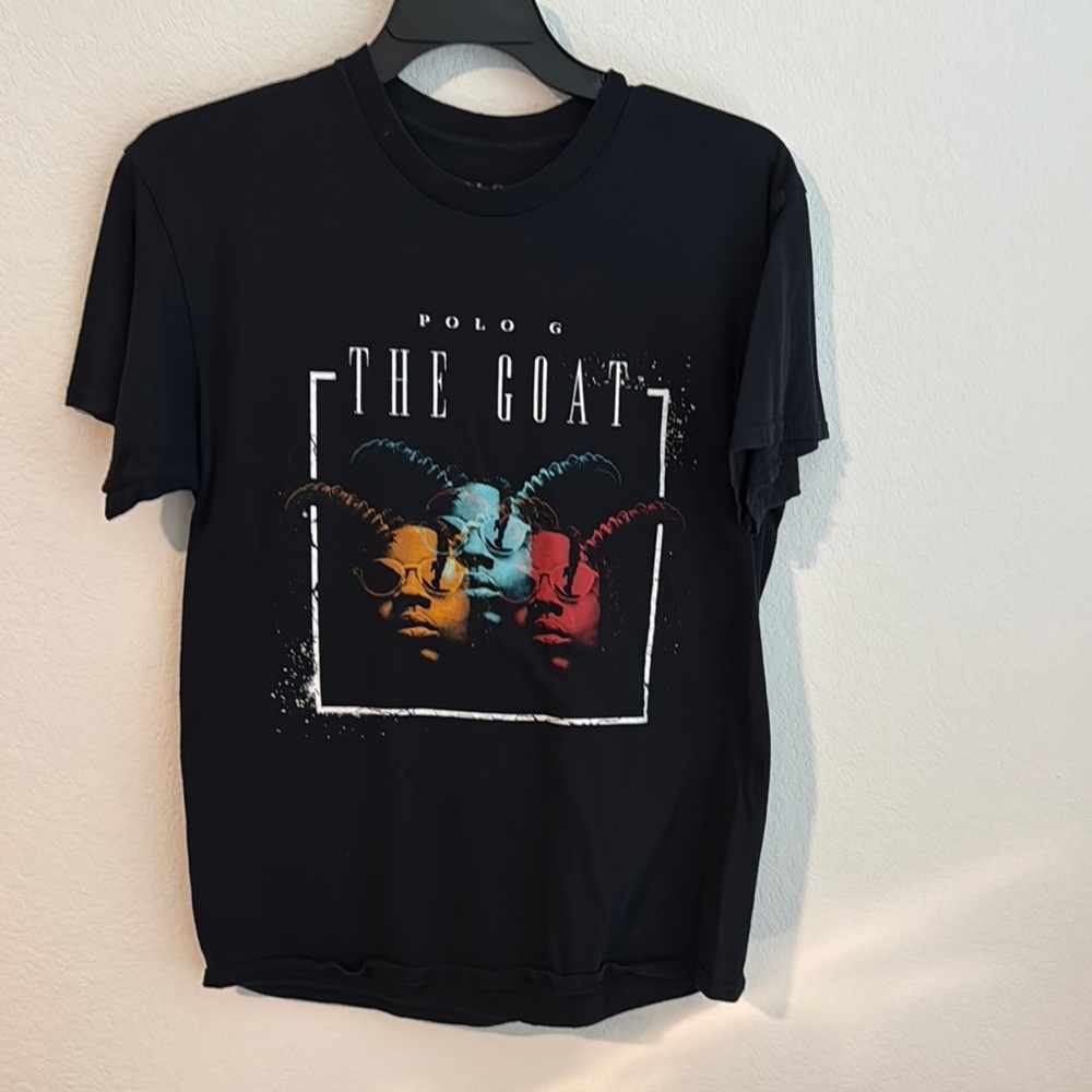 Polo G the goat Black Graphic T-Shirt